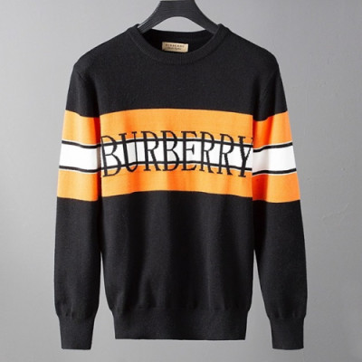 Burberry 2019 Mens Retro Logo Wool Sweater - 버버리 2019 남성 레트로 로고 울 스웨터  Bur0860x.Size(m - 3xl).블랙