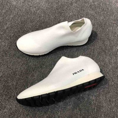 Prada 2019 Mens Knit Sneakers Runner - 프라다 2019 남성용 니트 스니커즈 러너,PRAS0099,Size(245 - 265).화이트