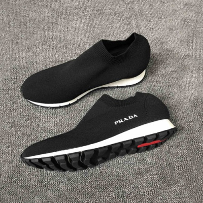 Prada 2019 Mens Knit Sneakers Runner - 프라다 2019 남성용 니트 스니커즈 러너,PRAS0100,Size(245 - 265).블랙
