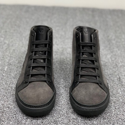 Prada 2019 Mens Suede Sneakers - 프라다 2019 남성용 스웨이드 스니커즈 PRAS00106,Size(245 - 265).그레이