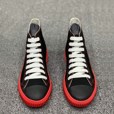 Prada 2019 Mens Denim Sneakers - 프라다 2019 남성용 데님 스니커즈 PRAS00108,Size(245 - 265).블랙
