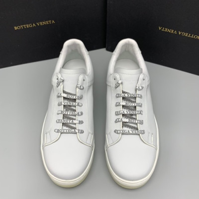 Bottega Veneta 2019 Mens Leather Sneakers - 보테가베네타 2019 남성용 레더 스니커즈, BVS0019.Size(245 - 270).화이트
