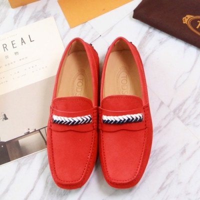 Tod's 2019 Mens Suede Loafer - 토즈 2019 남성용 스웨이드 로퍼 TODS0018.Size(240 - 270).레드