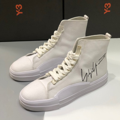 Y-3 2019 Mm / Wm Canvas Sneakers - 요지야마모토 2019 남여공용 캔버스 스니커즈 Y-3S0013,Size(230 - 270).화이트