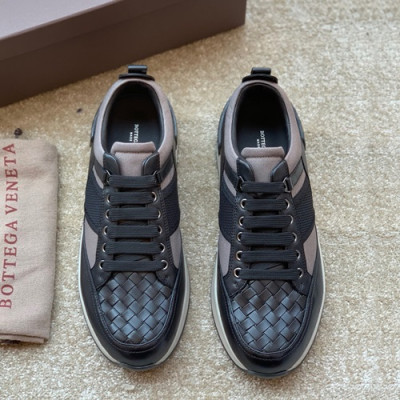 Bottega Veneta 2019 Mens Leather Sneakers - 보테가베네타 2019 남성용 레더 스니커즈, BVS0022.Size(245 - 265).블랙