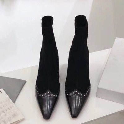 Dior 2019 Ladies Suede High Heel Boots - 디올 2019 여성용 스웨이드 하이힐 부츠 DIOS0064,Size(225-250),블랙