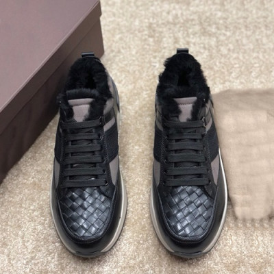 Bottega Veneta 2019 Mens Leather Sneakers - 보테가베네타 2019 남성용 레더 스니커즈, BVS0028.Size(245 - 265).블랙