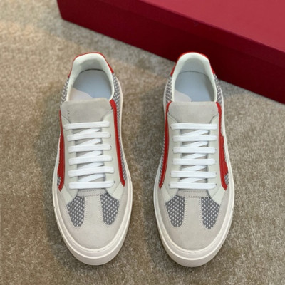 Ferragamo 2019 Mens Leather Sneakers - 페라가모 2019 남성용 레더 스니커즈, FGMS0048,Size(245 - 265).그레이