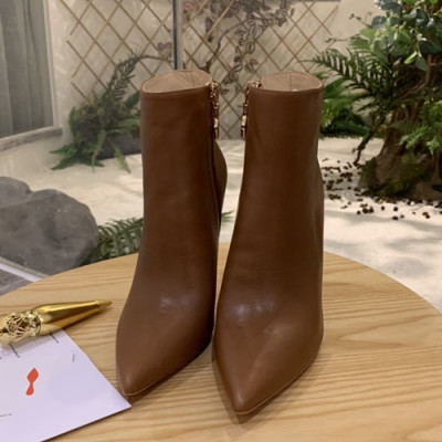 Christian Loubutin 2019 Leather High Heel Boots - 크리스챤 루부탱 2019 여성용 레더 하이힐 부츠  CLS0014.Size (225 - 250).브라운