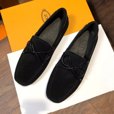 Tod's 2019 Mens Suede Loafer - 토즈 2019 남성용 스웨이드 로퍼 TODS0034.Size(240 - 270).블랙