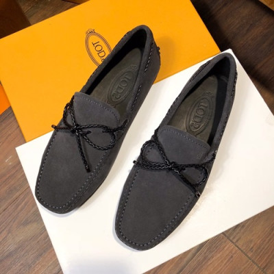 Tod's 2019 Mens Suede Loafer - 토즈 2019 남성용 스웨이드 로퍼 TODS0035.Size(240 - 270).그레이