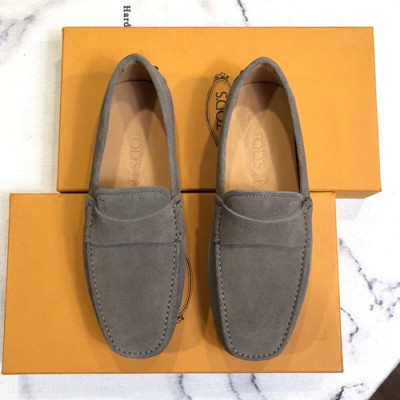 Tod's 2019 Mens Suede Loafer - 토즈 2019 남성용 스웨이드 로퍼 TODS0040.Size(240 - 270).그레이