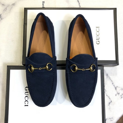 Gucci 2019 Mens Suede Loafer - 구찌 2019 남성용 스웨이드 로퍼 GUCS0186.Size(240 - 275).네이비