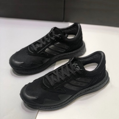 Y-3 2019 Mm / Wm Leather Sneakers - 요지야마모토 2019 남여공용 레더 스니커즈 Y-3S0019,Size(230 - 270).블랙