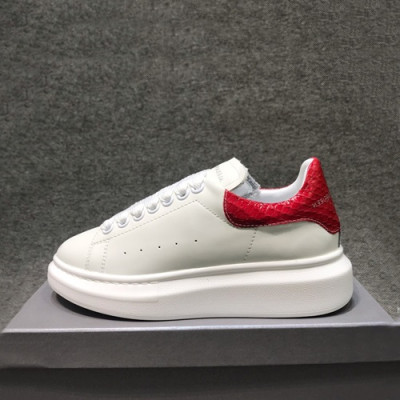 Alexander McQueen 2019 Mm/Wm Oversol Sneakers - 알렉산더맥퀸 2019 남여공용 오버솔 스니커즈 AMQS0069,Size(225 - 270).화이트