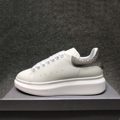 Alexander McQueen 2019 Mm/Wm Oversol Sneakers - 알렉산더맥퀸 2019 남여공용 오버솔 스니커즈 AMQS0070,Size(225 - 270).화이트