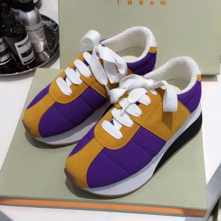 Marni 2019 Ladies Canvas Suede Running Shoes - 마르니 2019 여성용 캔버스 스웨이드 런닝슈즈 MARS0014.Size(225 - 245).퍼플