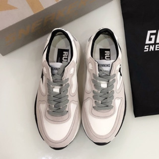 Golden Goose 2019 Ladies Leather Running Shoes - 골든구스 2019 여성용 레더 런닝슈즈 GGDBS0002.Size (225 - 250).화이트+그레이