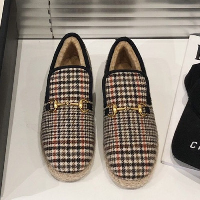 Gucci 2019 Mm / Wm Wool Loafer - 구찌 2019 남여공용 울 로퍼 GUCS0215.Size(225 - 270).브라운