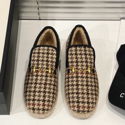 Gucci 2019 Mm / Wm Wool Loafer - 구찌 2019 남여공용 울 로퍼 GUCS0216.Size(225 - 270).브라운
