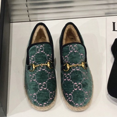 Gucci 2019 Mm / Wm Wool Loafer - 구찌 2019 남여공용 울 로퍼 GUCS0220.Size(225 - 270).블루