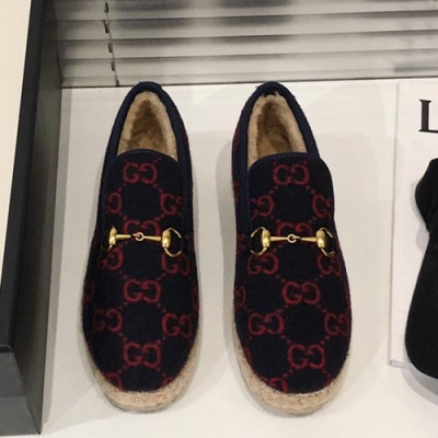 Gucci 2019 Mm / Wm Wool Loafer - 구찌 2019 남여공용 울 로퍼 GUCS0221.Size(225 - 270).네이비