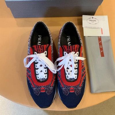 Prada 2019 Mens Knit Sneakers - 프라다 2019 남성용 니트 스니커즈 PRAS00119,Size(240 - 275).레드