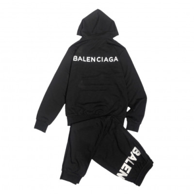 Balenciaga 2019 Mens Logo Casual Training Clothes&Pants - 발렌시아가 2019 남성 로고 캐쥬얼 트레이닝복&팬츠 Bal0273x.Size(s - 2xl).블랙