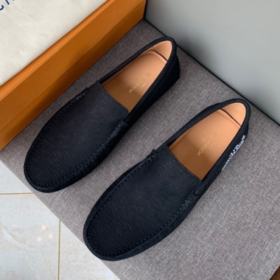 Louis vuitton 2019 Mens Leather Loafer  - 루이비통 2019 남성용 레더 로퍼 LOUS0206,Size(240 - 270).블랙