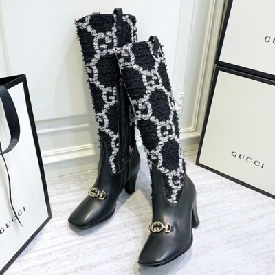 Gucci 2019 Ladies Middle Heel Boots - 구찌 2019 여성용 미들힐 부츠 GUCS0253,Size(225-250),블랙
