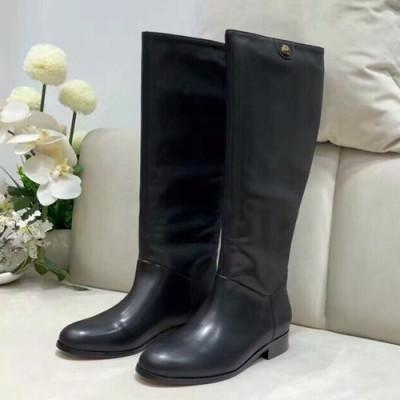 Gucci 2019 Ladies  Leather Boots - 구찌 2019 여성용 레더 부츠 GUCS0254,Size(225-250),블랙