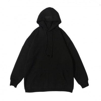 Vetements 2019 Mm/Wm Logo Oversize Cotton Hood Tee - 베트멍 남자 레드 로고 오버사이즈 코튼 후드티 Vet0025x.Size(xs - l).블랙