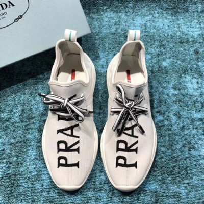 Prada 2019 Mens Knit Sneakers - 프라다 2019 남성용 니트 스니커즈 PRAS00123,Size(240 - 270).화이트