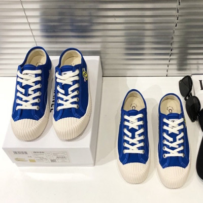 Chanel 2019 Ladies Canvas Sneakers - 샤넬 2019 여성용 캔버스 스니커즈 CHAS0328.Size(225 - 245).블루