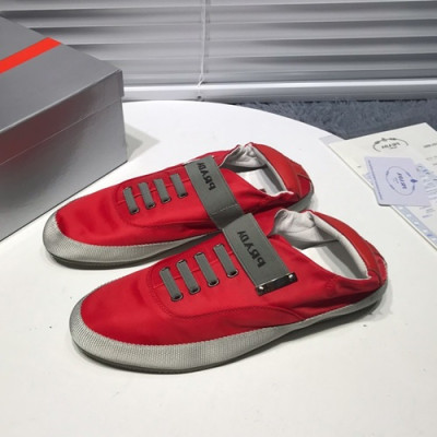 Prada 2019 Mm / Wm Sneakers - 프라다 2019 남여공용 스니커즈 PRAS0128,Size(225 - 270).레드