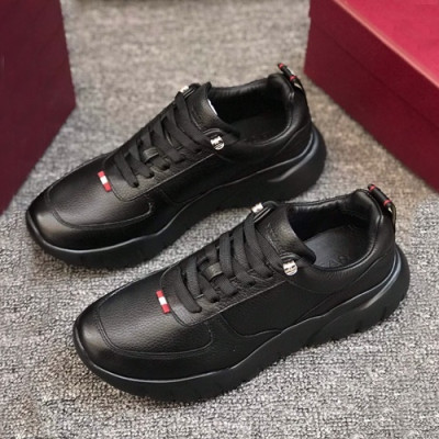 Bally 2019 Mens Leather Sneakers - 발리 2019 남성용 레더 스니커즈,BALS0061,Size(245 - 265).블랙
