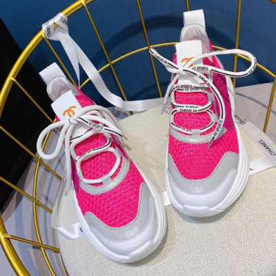 Chanel 2019 Ladies Running Shoes - 샤넬 2019 여성용 런닝슈즈 CHAS0334.Size(220 - 250).핑크