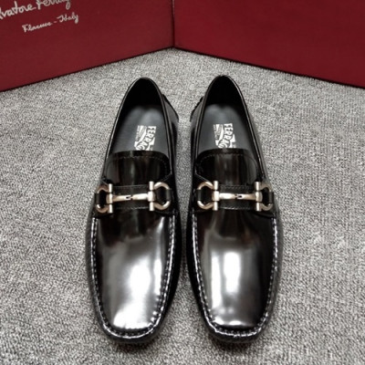 Ferragamo 2019 Mens Leather Loafer - 페라가모 2019 남성용 레더 로퍼 FGMS0068,Size(245 - 265).블랙