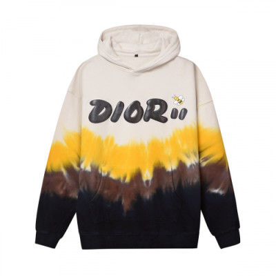 Dior 2019 Mm/Wm Logo Casual Cotton HoodT - 디올 2019 남자 로고 캐쥬얼 코튼 후드티 Dio0319x.Size(xs - xl).옐로우