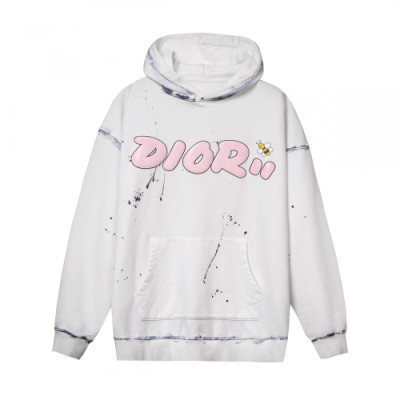 Dior 2019 Mm/Wm Logo Casual Cotton HoodT - 디올 2019 남자 로고 캐쥬얼 코튼 후드티 Dio0320x.Size(xs - xl).화이트