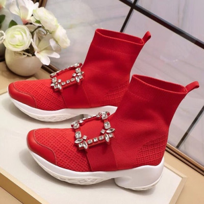 Roger Vivier 2019 Ladies Sneakers Running Shoes - 로저비비에 2019 여성용 스니커즈 런닝슈즈,RVS0097.Size(220 - 250).레드