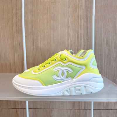 Chanel 2019 Ladies Running Shoes - 샤넬 2019 여성용 런닝슈즈 CHAS0360.Size(225 - 250).옐로우