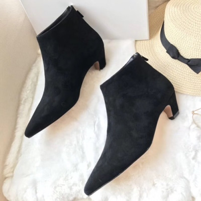 Dior 2019 Ladies Suede Middle Heel Boots - 디올 2019 여성용 스웨이드 미들힐 부츠 DIOS0082,Size(225-250),블랙
