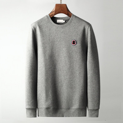 Moncler 2019 Mens Logo Cotton Man-to-man - 몽클레어 2019 남성 로고 코튼 맨투맨 Moc0658x.Size(s - 2xl).그레이