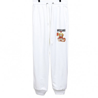 Moschino 2019 Mm/Wm Cotton Training Pants - 모스키노 2019 남자 코튼 트레이닝 팬츠  Mos0024x.Size(xs - l).화이트