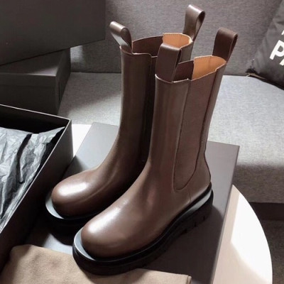 Bottega Veneta 2019 Ladies Leather Boots - 보테가베네타 2019 여성용 레더 부츠,BVS0057.Size(225 - 245).브라운