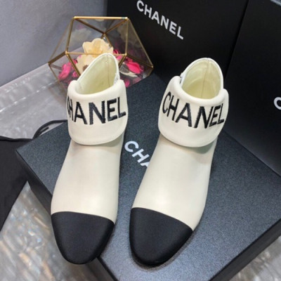 Chanel 2019 Ladies Leather Boots - 샤넬 2019 여성용 레더 부츠 CHAS0371,Size(225-250),화이트