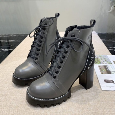 Louis vuitton 2019 Ladies Leather High Heel Boots - 루이비통 2019 여성용 레더 하이힐 부츠,LOUS0230,Size(225 - 250).그레이