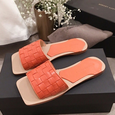 Bottega Veneta 2019 Ladies Leather Slipper - 보테가베네타 2019 여성용 레더 슬리퍼 BVS0060,Size(225 - 245).코랄