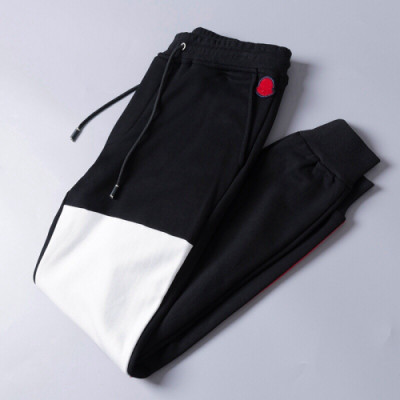 Moncler 2019 Mens Casual Logo Training Pants  -몽클레어 2019 남성 캐쥬얼 로고 트레이닝 팬츠 Moc0670x.Size(m - 2xl).블랙